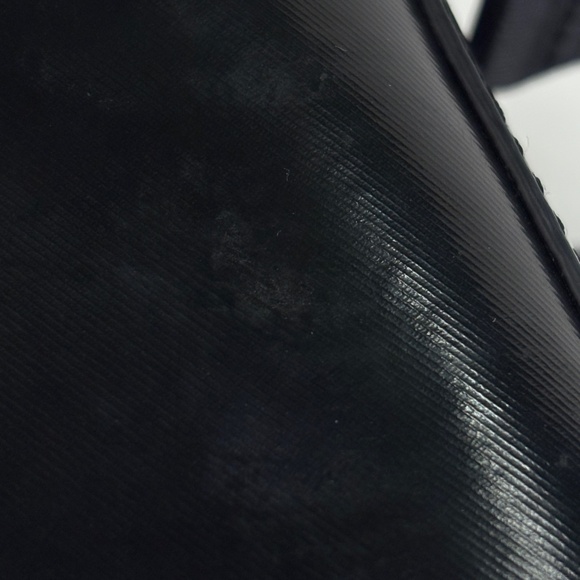 Burberry THORNTON Shoulder Bag, Crossbody Coated Canvas, Black, Women's - Picture 5 of 8